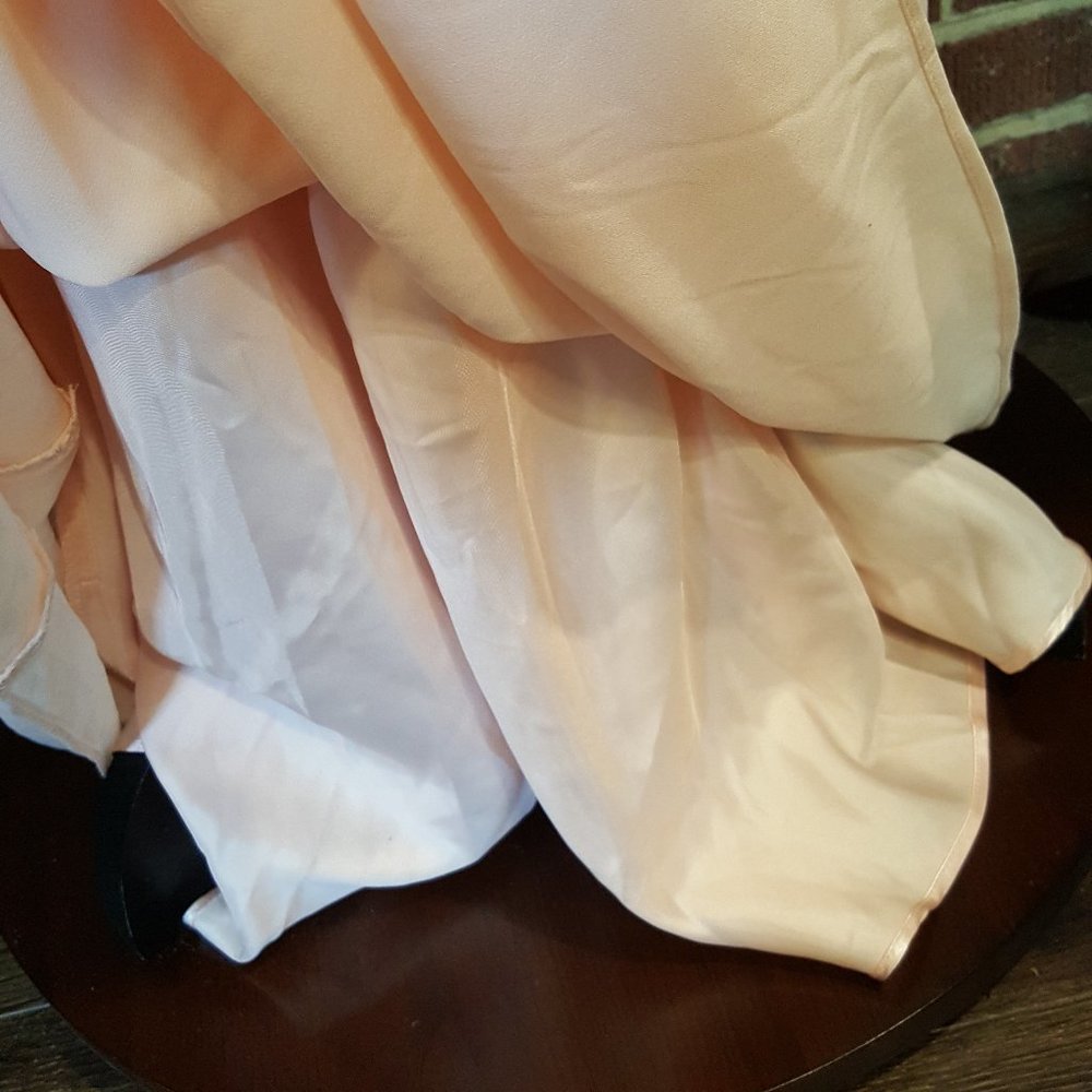 Jill Stuart BHLDN Iva Crepe Open Back Gown Dress 6 - Picture 13 of 16